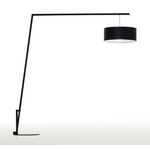 Angelica Floor Lamp - Black / Black