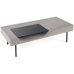 Curb Coffee Table - Black / Light Grey