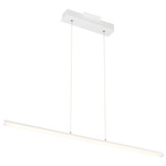 Float Linear Pendant - Matte White / Acrylic