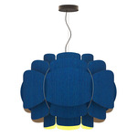 Bella Pendant - Black / Blue / Ash