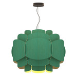 Bella Pendant - Black / Petrol / Ash