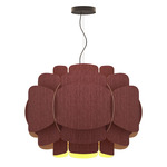 Bella Pendant - Black / Violet / Ash