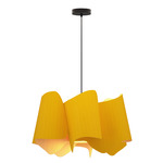 Camila Pendant - Black / Yellow / Ash