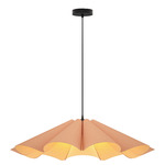 Delfina Large Pendant - Black / Rose / Ash