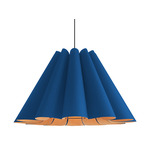 Lora Pendant - Black / Blue/ Ash