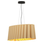 Renata Oval Pendant - Black / Ash / Ash