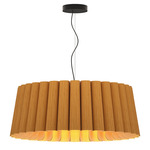 Renata Round Pendant - Black / Petiribi