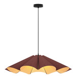 Delfina Pendant - Black / Violet