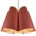 Julieta Pendant - Black / Terracotta / Ash