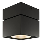 Cube Ceiling Light Fixture - Black