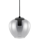 Priorat Mini Pendant - Black / Smoke