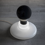 Light Bulb Table Lamp - Black