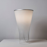 Soffio Table Lamp - Aluminum / White