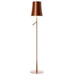 Birdie Lettura LED Floor Lamp - Copper