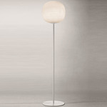 Gem Floor Lamp - White / White