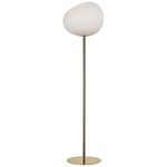 Gregg Floor Lamp - Gold / White