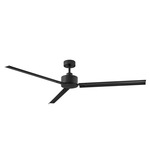 Indy 72 Inch Ceiling Fan - Matte Black