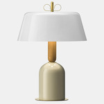Bon Ton II Table Lamp - Gray / White