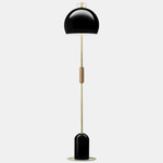 Bon Ton I Floor Lamp - Brass / Black