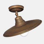 Barchessa Ceiling Light Fixture - Antique Copper / Brass