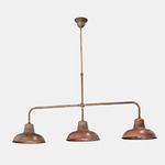 Contrada Linear Chandelier - Antique Brass / Copper