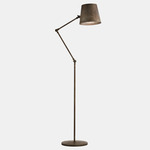 Reporter Floor Lamp - Antique Iron