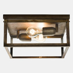 London Ceiling Light Fixture - Iron / Clear