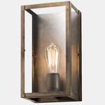 London Wall Sconce - Iron / Clear