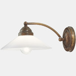 Tabia Curved Wall Sconce - Brass