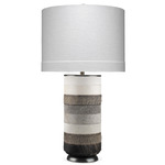 Winslow Table Lamp - Gray / White Linen