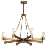 Manchester Chandelier - Antique Brass