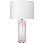Dahlia Table Lamp - Pink / Sea Salt Linen