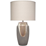 Landslide Table Lamp - Gray / Natural