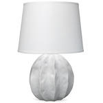 Urchin Table Lamp - Matte White / White Linen