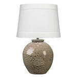 Vagabond Table Lamp - Brown / White Linen