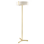 Thesis Small Floor Lamp - Gold / Ivory White