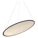 Suns Hanging Sound Panel - Black / Ivory White