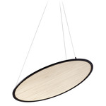 Suns Hanging Sound Panel - Black / Ivory White