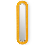 Lens Oval Wall Sconce - Matte Ivory / Yellow