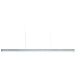 I-Line Linear Pendant - Matte Black / Sea Blue Wood