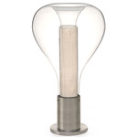 Eris Table Lamp - Aluminum / Ivory White