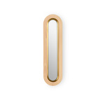 Lens Oval Wall Sconce - Gold / Natural Beech Wood