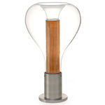 Eris Table Lamp - Aluminum / Natural Cherry Wood