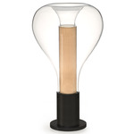 Eris Table Lamp - Matte Black / Natural Beech Wood