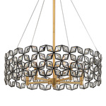 Brookcrest Pendant - Sand Coal / Clear