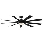 Wynd XL DC Ceiling Fan with Light - Matte Black / Matte Black