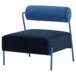 Marni Occasional Chair - Sapphire / Dusk Velour