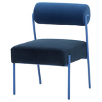 Marni Dining Chair - Sapphire / Dusk Velour