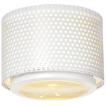 G13 Ceiling Light - White / Clear