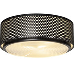 G13 Ceiling Light - Black / Clear